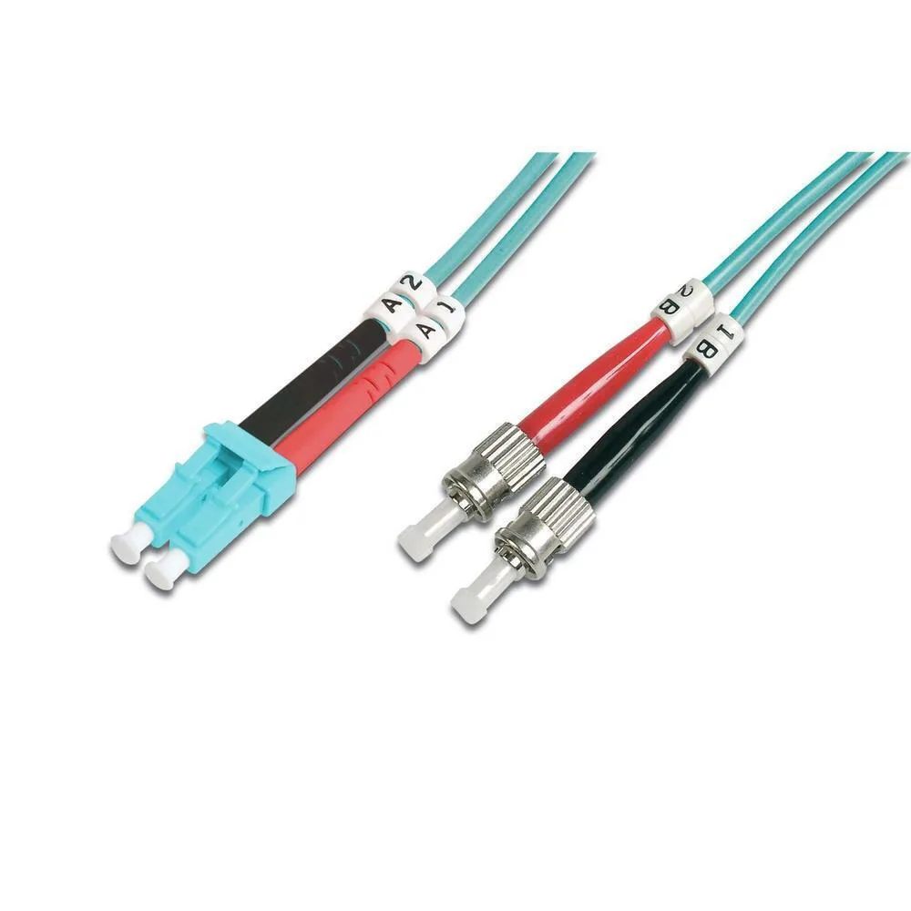 Digitus Dk-2531-03/3 Fiber Optic Lc St Om3 Duplex 3m Blue - Image 1