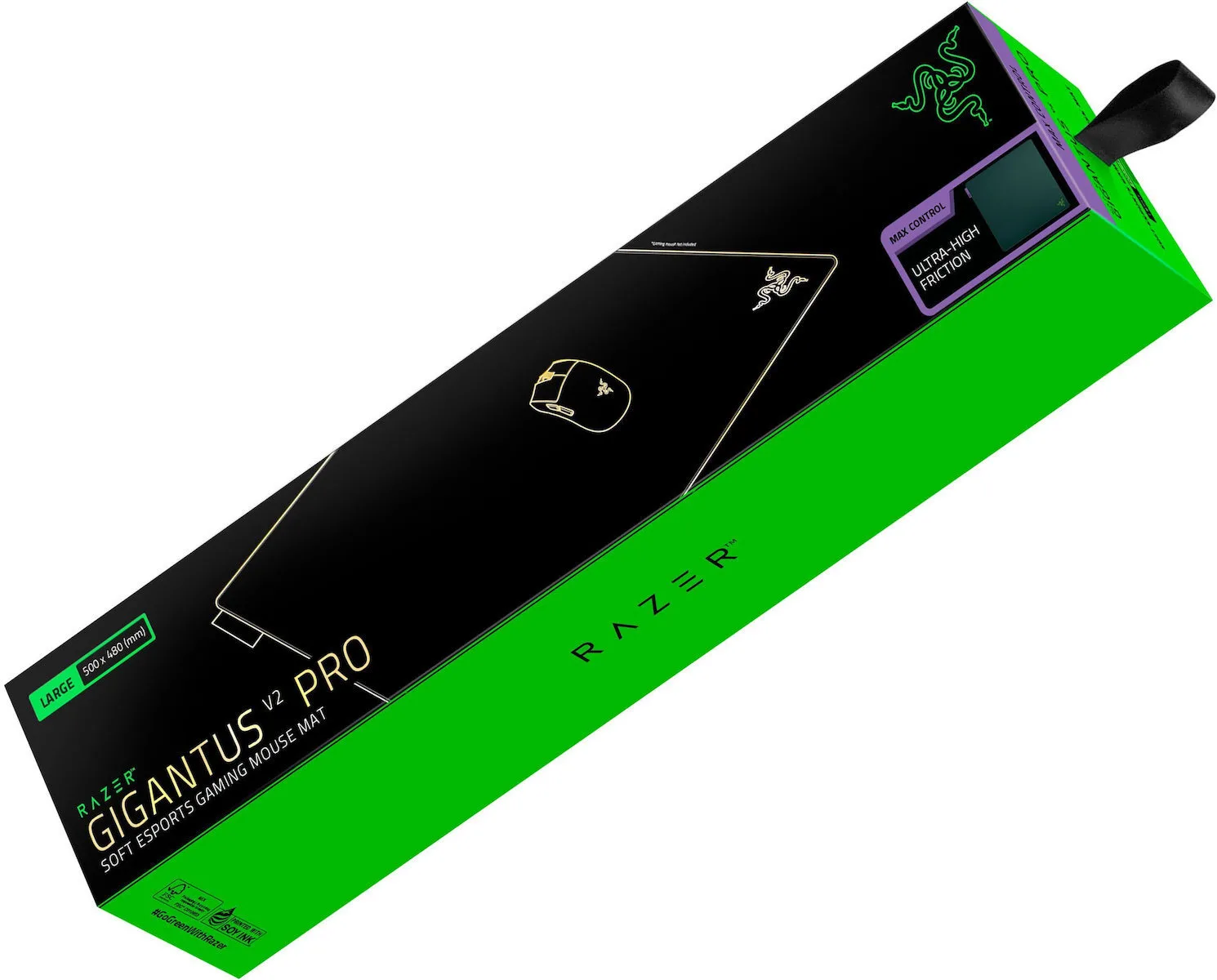 Razer RZ02-05490100-R3M Gaming Mouse Pad Large (500mm) Μαύρο - Image 1