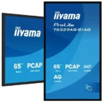 Professional Va Led Monitor Iiyama 64.5" T6529as-b1ag Uhd 3840 X 2160 Hdmi Touchscreen Speakers Black
