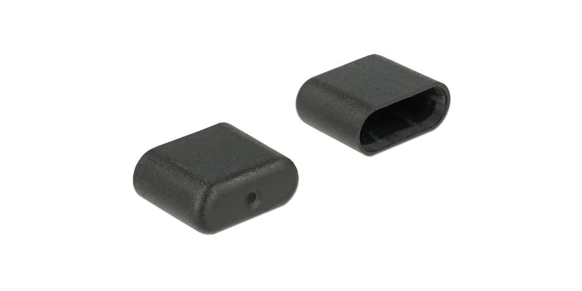 Delock Staubschutz Usb Typ-c Schwarz 10 Stück - Image 1
