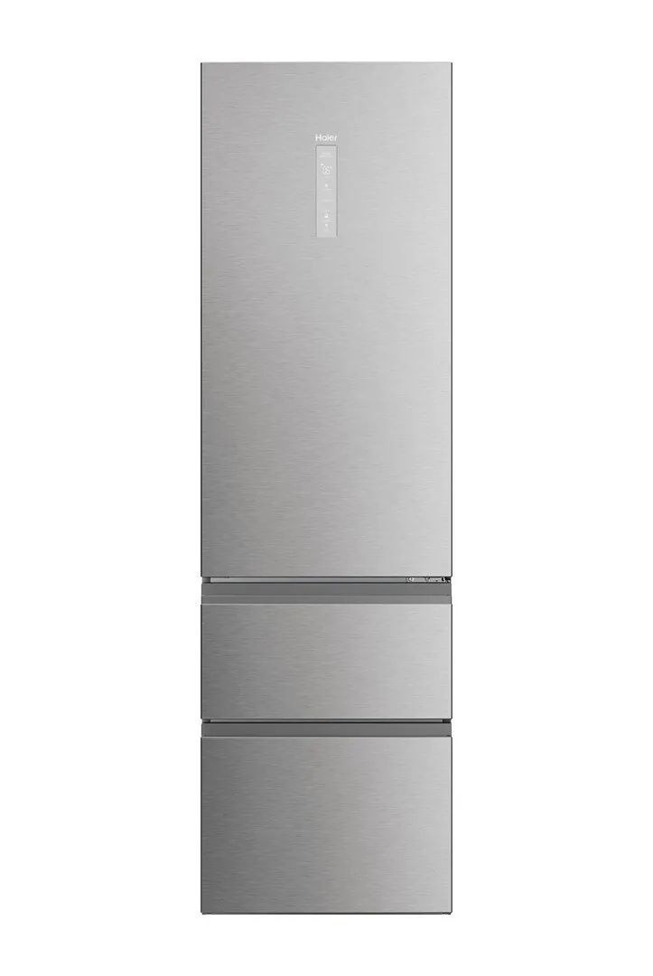20260529122625_haier_psygeiokatapsyktis_nofrost_y205xp59_5xv66_7ek_asimi_htw5620dnmg.jpeg Haier Ψυγειοκαταψύκτης 414lt NoFrost Υ205xΠ59.5xΒ66.7εκ. Ασημί HTW5620DNMG - Image 1