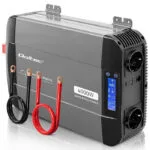 Qoltec Μετατροπέας Τάσης Pure Sine Wave 12v 230v 2000/4000w Lcd Usb Usb-c Συμβατός Lifepo4 Gel Agm