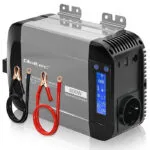 Qoltec Μετατροπέας Τάσης Pure Sine Wave 12v 230v 300/600w Lcd Usb Usb‑c Συμβατός Lifepo4 Gel Agm
