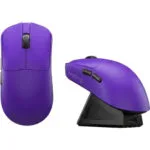 Leobog GM3 Ασύρματο Gaming Ποντίκι 12000 DPI Μωβ
