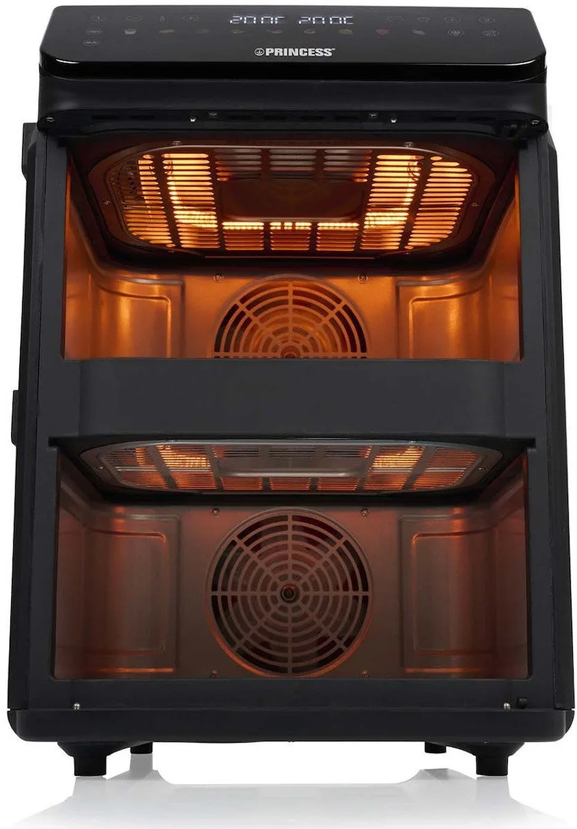 Princess Air Fryer με Διπλό Αποσπώμενο Κάδο 11.2lt Μαύρο 182490 - Image 1