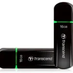 Transcend JetFlash 600 16GB USB 2.0 Stick Μαύρο