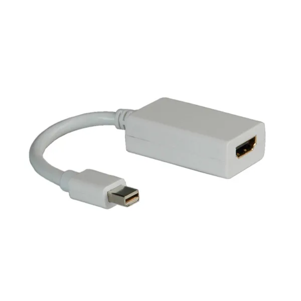 4199389-Roline.jpg Roline 12.03.3129 Μετατροπέας mini DisplayPort male σε HDMI female Λευκό 1τμχ - Image 1