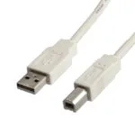Roline USB 2.0 Cable USB-A male - USB-B male 0.8m (11.99.8809)