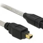 DeLock Firewire Cable 9-pin male - 4-pin male 2m (82589)