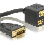 DeLock 65052 Μετατροπέας DVI-I male σε VGA female 1τμχ
