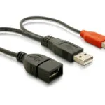 DeLock Μετατροπέας USB-A 2x male σε USB-A female 1τμχ 65306