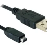 DeLock USB Cable mini USB-B male - USB-A male 1.5m (82208)