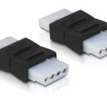 DeLock 4-pin Molex female - 4-pin Molex female Μαύρο 65045