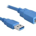 DeLock USB 3.0 Cable USB-A male - USB-A female 2m (82539)