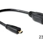 DeLock Μετατροπέας micro HDMI male σε HDMI female 1τμχ 65391