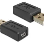 DeLock Μετατροπέας USB-A male σε USB-B female 1τμχ 65094