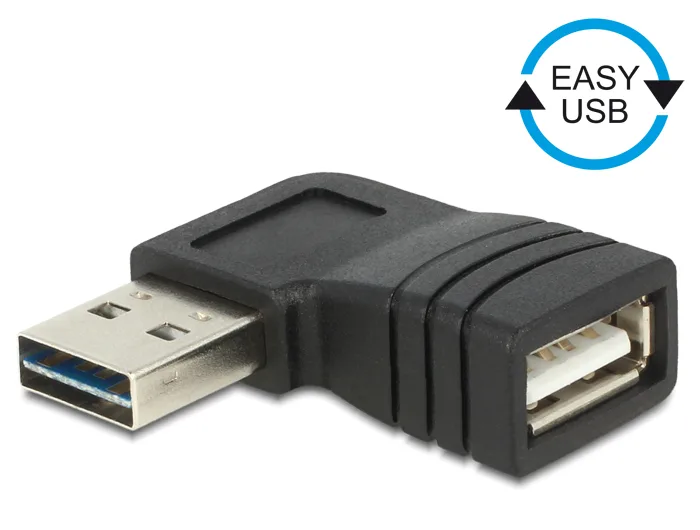 528f1a1434cbb5.41785848.jpg DeLock Μετατροπέας USB-A male σε USB-A female 1τμχ 65522 - Image 1