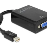 DeLock 65256 Μετατροπέας mini DisplayPort male σε VGA female 1τμχ