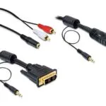 DeLock DVI-D male HDMI male - 2x 3.5mm male - 2x RCA male - 3.5mm female 2m (84455)