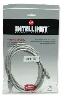 7051246_3980.jpg Intellinet U/UTP Cat.6e (High Speed) Καλώδιο Δικτύου Ethernet 2m Γκρι 334112 - Image 1