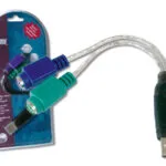 Digitus DA-70118 Μετατροπέας USB-A male σε PS/2 2x female Λευκό 1τμχ