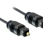DeLock Optical Audio Cable TOS male - TOS male Μαύρο 1m (82879)