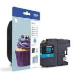 Brother LC123 Γνήσιο Μελάνι Εκτυπωτή InkJet Κυανό (LC-123C)