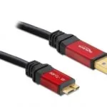 DeLock USB 3.0 Cable USB-A male - micro USB-B male 5m (82763)