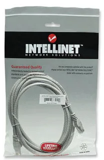 9587318_683.jpg Intellinet U/UTP Cat.6 (Gigabit) Καλώδιο Δικτύου Ethernet 5m Γκρι 336765 - Image 1