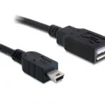 DeLock USB 2.0 Cable USB-A female - mini USB-B male 0.5m (82905)