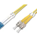 Digitus Καλώδιο Οπτικής Ίνας LC-ST 2m Κίτρινο DK-2931-02