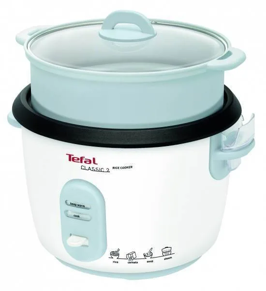 EASYBUYWORLD_WWW_EBW_GR_Tefal-RK-1011-Rice-Cooker-with-steamer-3045386363780-1.jpg Tefal RK 1011 RK1011 Ατμομάγειρας με Επίπεδα Μαγειρέματος 1.8lt - Image 1