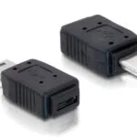 DeLock Μετατροπέας mini USB male σε micro USB female 1τμχ 65155