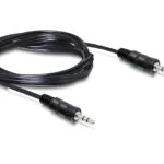 DeLock Καλώδιο Ήχου 3.5mm male - 3.5mm male Μαύρο 2.5m 84001