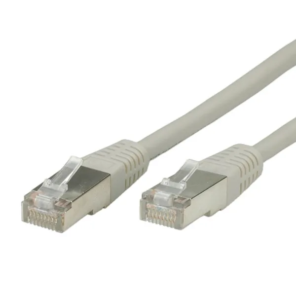 1529523-Roline.jpg Roline S/FTP Cat.6 (Gigabit) Καλώδιο Δικτύου Ethernet 10m Γκρι 21.15.0840 - Image 1