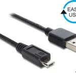 DeLock Easy USB 2.0 Cable USB-A male - micro USB-B male 1m (83366)