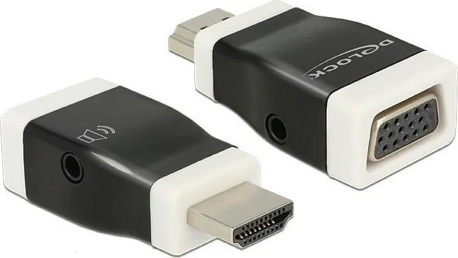 20150716144526_delock_vga_female_hdmi_male_65586.jpeg DeLock Μετατροπέας HDMI male σε VGA female 1τμχ 65586 - Image 1