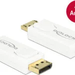 DeLock 65580 Μετατροπέας DisplayPort male σε HDMI female Λευκό
