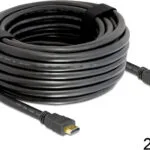 DeLock 83452 HDMI 1.4 High Speed 1080p 120Hz Cable HDMI male - HDMI male 20m Μαύρο 83452