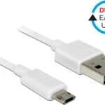 DeLock 84807 Regular USB 2.0 to micro USB Cable Λευκό 1m 84807 1τμχ