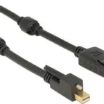 DeLock Cable mini DisplayPort male - DisplayPort male 2m (83722)