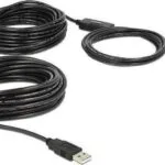 DeLock USB 2.0 Cable USB-A male - USB-B male Μαύρο 20m 83557