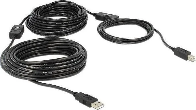20170306115242_delock_usb_2_0_cable_usb_a_male_usb_b_male_20m_83557.jpeg DeLock USB 2.0 Cable USB-A male - USB-B male Μαύρο 20m 83557 - Image 1
