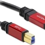 DeLock USB 3.0 Cable USB-A male - USB-B male Μαύρο 2m 82757