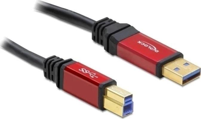20170307163624_delock_usb_3_0_cable_usb_a_male_usb_b_male_2m_82757.jpeg DeLock USB 3.0 Cable USB-A male - USB-B male Μαύρο 2m 82757 - Image 1