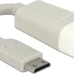 DeLock mini HDMI male - VGA female (65471)