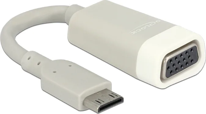 20170320130452_delock_mini_hdmi_male_vga_female_65471.jpeg DeLock mini HDMI male - VGA female (65471) - Image 1