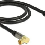 DeLock Antenna Cable Coax male - Coax female 1m (88781)