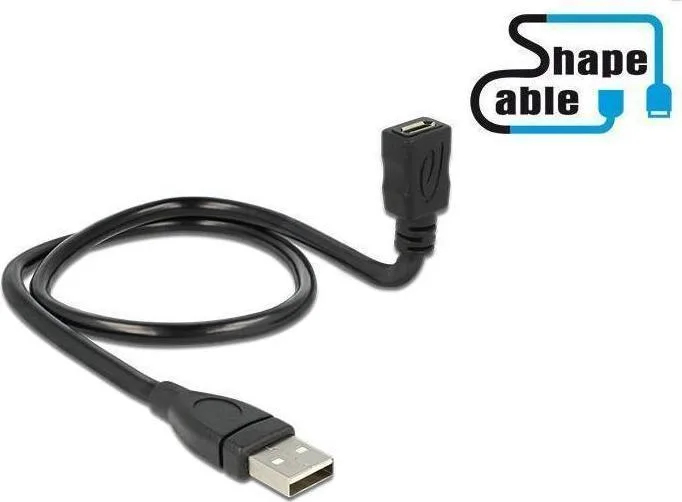 20170605133512_delock_usb_a_male_usb_a_female_83922.jpeg DeLock Μετατροπέας USB-A male σε USB-A female 1τμχ 83922 - Image 1