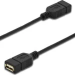 Digitus Μετατροπέας micro USB male σε USB-A female 1τμχ AK-300313-002-S